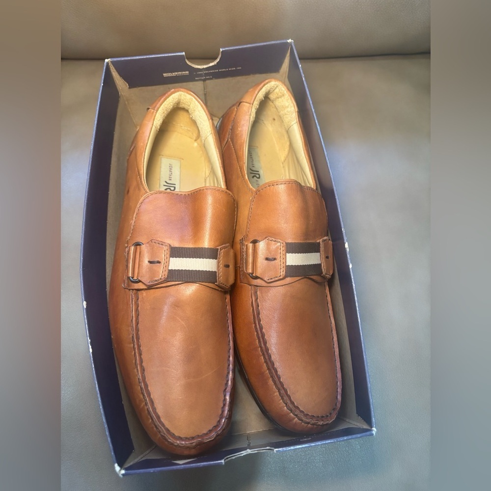 Elegant Tan Leather Loafers for Men